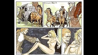 Cute Little Blonde in Sexual Bondage Comic